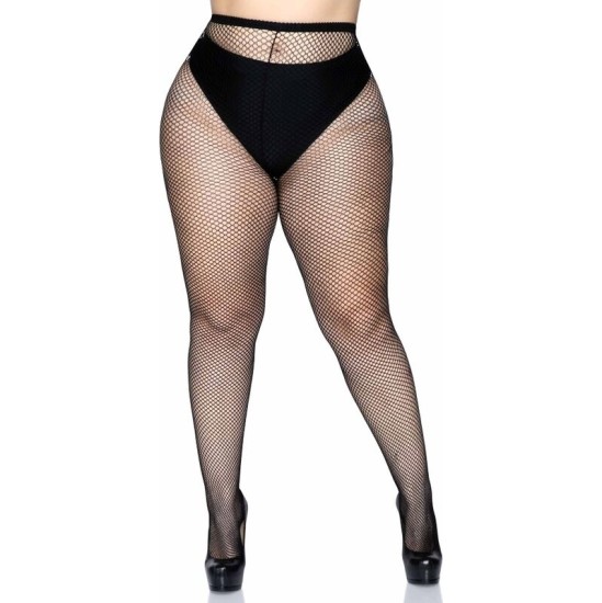 Leg Avenue Hosiery LEG AVENUE - FISHNET PANTYHOSE PLUS SIZE