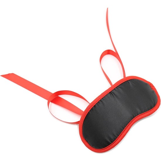 Ohmama Masks OHMAMA - BLACK FETISH RED EDGES