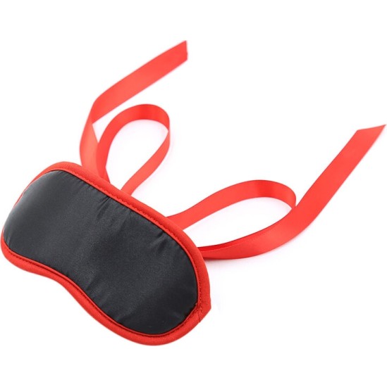 Ohmama Masks OHMAMA - BLACK FETISH RED EDGES