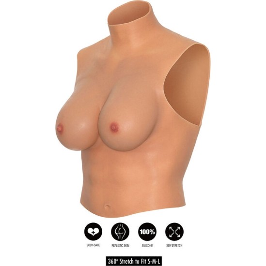 Hidden Desire ALTER EGO WEARABLE BREAST SHIRT E-CUP FLESH