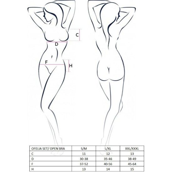 Passion Woman Sets PASSION - WOMAN OFELIA SET SIZE L/XL