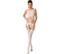 Passion Woman PASSION - WOMAN BS047 WHITE BODYSTOCKING ONE SIZE