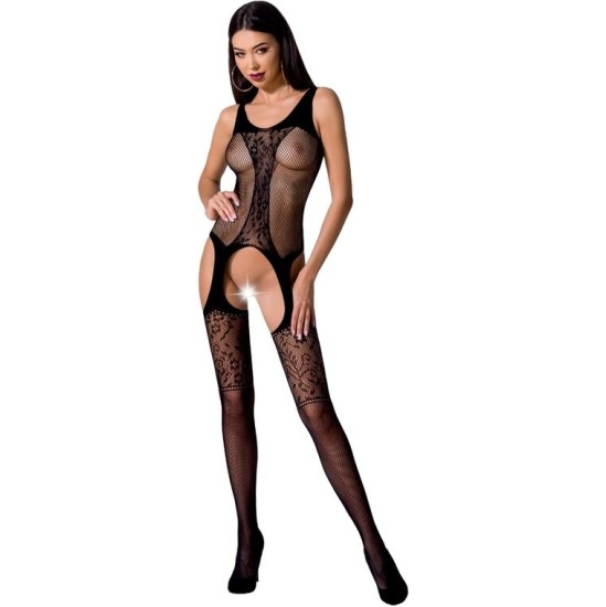 Passion Woman PASSION - WOMAN BS072 BODYSTOCKING ONE SIZE BLACK