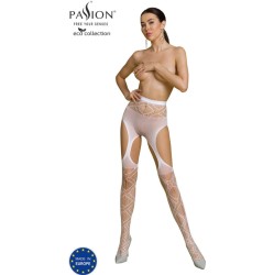 Passion Woman Garter & Stock PASSION - ECO COLLECTION BODYSTOCKING ECO S005 WHITE