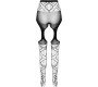 Passion Woman Garter & Stock PASSION - ECO COLLECTION BODYSTOCKING ECO S005 WHITE