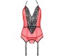 Passion Woman PASSION - PEONIA CORSET EROTIC LINE RED L/XL