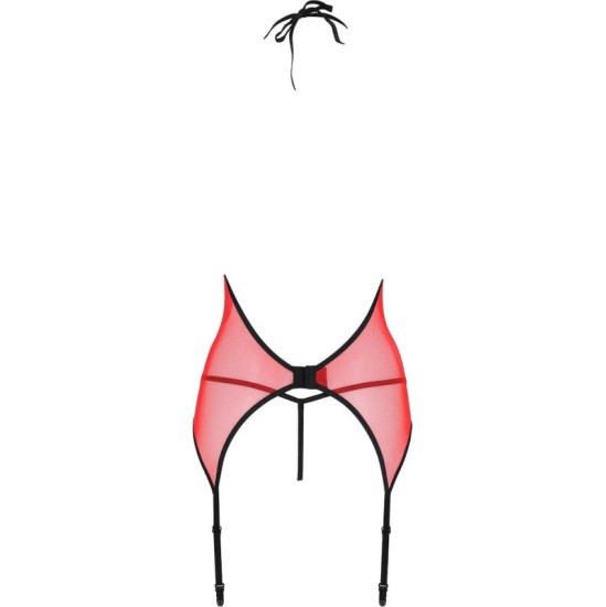 Passion Woman PASSION - PEONIA CORSET EROTIC LINE RED L/XL