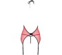 Passion Woman PASSION - PEONIA CORSET EROTIC LINE RED L/XL