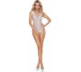Passion Woman Bodystockings PASSION - BS109 WHITE BUTTERFLY BODYSTOCKING