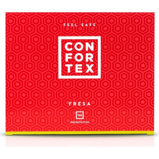 Confortex STRAWBERRY CONDOM 144 UNITS