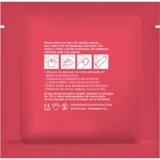 Confortex STRAWBERRY CONDOM 144 UNITS