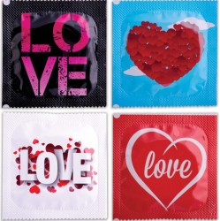 Pasante CONDOMS LOVE BAG 144 UNITS