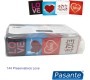 Pasante CONDOMS LOVE BAG 144 UNITS