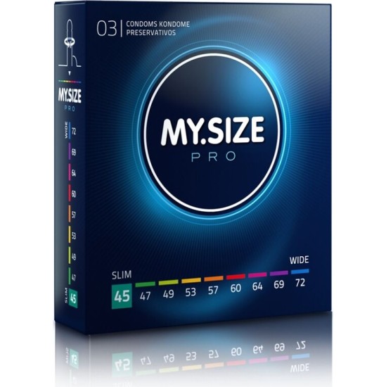 My Size Pro MY SIZE - PRO CONDOMS 45 MM 3 UNITS