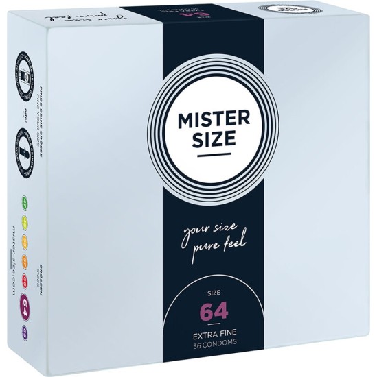 Mister Size CONDOMS SIZE XXL 64 MM (36 UNITS)