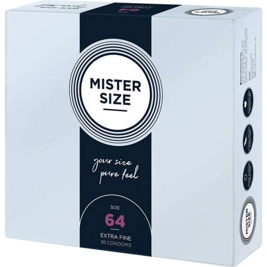 Mister Size CONDOMS SIZE XXL 64 MM (36 UNITS)