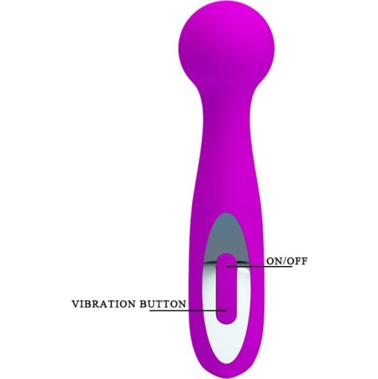 Pretty Love WADE RECHARGEABLE MASSAGER 12 FUNCTIONS