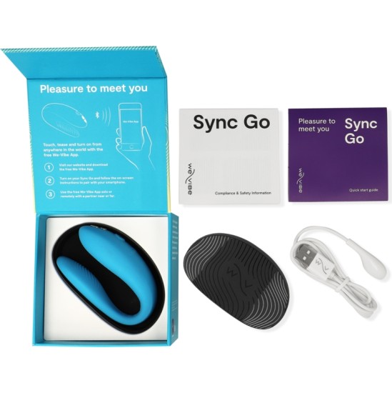 We-Vibe SYNC GO DUAL STIMULATOR TURQUOISE