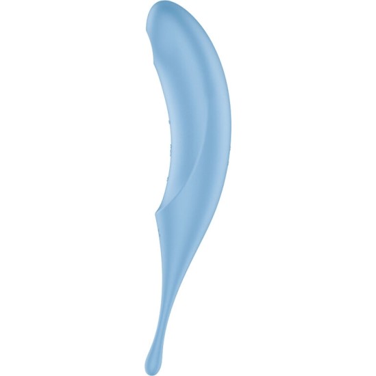 Satisfyer Air Pulse SATISFYER - TWIRLING PRO AIR PULSE STIMULATOR & VIBRATOR BLUE