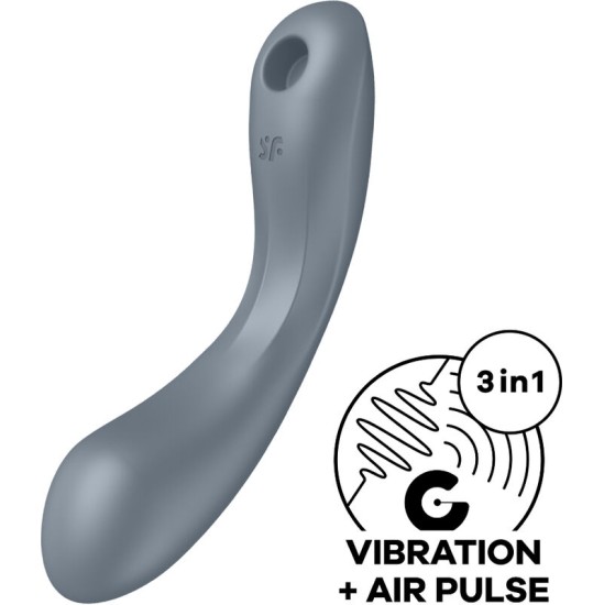 Satisfyer Air Pulse SATISFYER - CURVE TRINITY 1 AIR PULSE VIBRATION GREY
