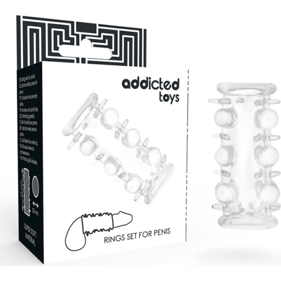 Addicted Toys PENIS SLEEVE caurspīdīgs