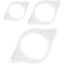 Joydivision Dzimumlocekļa gredzenu komplekts XS + S + M IZMĒRS