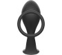 Addicted Toys ANAL PLUG WITH BLACK SILICONE RING