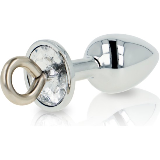 Ohmama Fetish METAL BUTT PLUG WITH RING