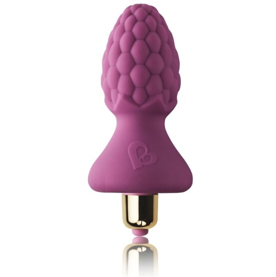 Rocks-Off ASSBERRIES RASPBERRY VIBRATING BUTT PLUG