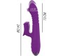 Intense Fun INTENSE - IGGY MULTIFUNCTION RECHARGEABLE VIBRATOR UP & DOWN WITH CLITORAL STIMULATOR violets