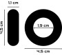 Powering СУПЕРГИБКОЕ И ПРОЧНОЕ КОЛЬЦО ДЛЯ ПЕНИСА 4,5 СМ ПРОЗРАЧНОЕ
