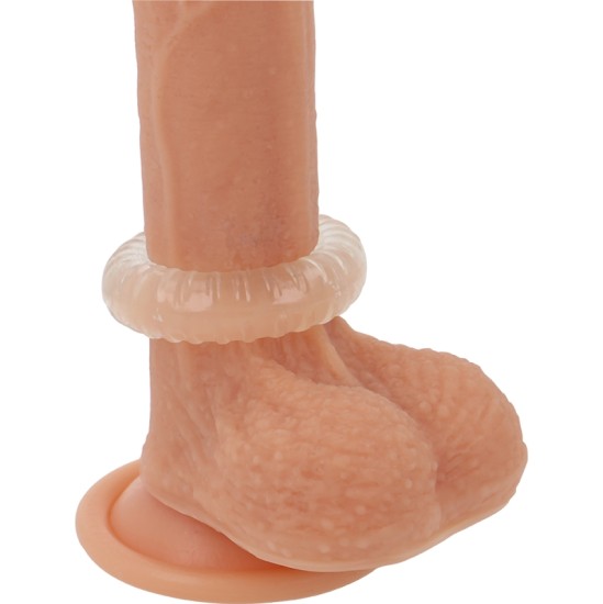 Powering SUPER FLEXIBLE AND RESISTANT PENIS RING 4.5CM PR07 caurspīdīgs