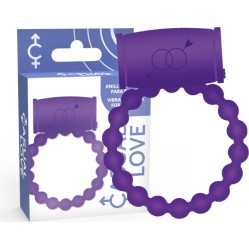 Casual Love Dzimumlocekļa gredzens ar vibrāciju violets