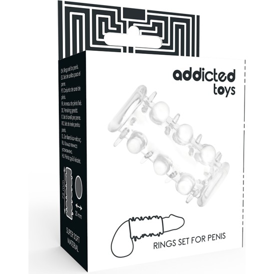 Addicted Toys PENIS SLEEVE caurspīdīgs