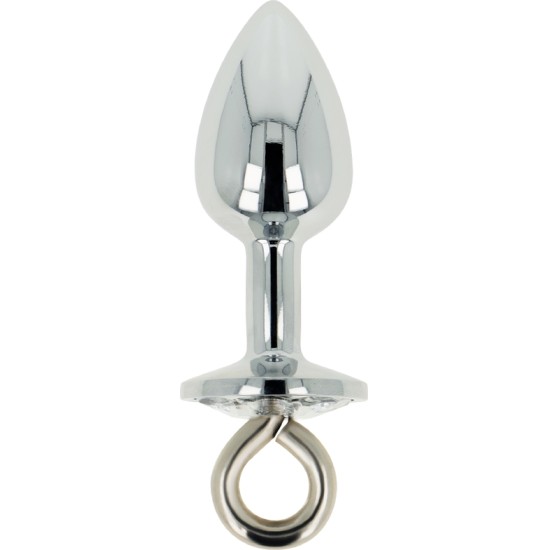 Ohmama Fetish METAL BUTT PLUG WITH RING