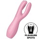 Satisfyer Vibrator SATISFYER THREESOME 3 VIBRATOR - rozā