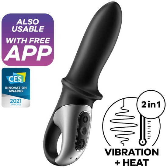 Satisfyer Connect Anālais vibrators melns