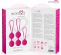 Moressa Silikona vaginālās bumbiņas komplekts rozā