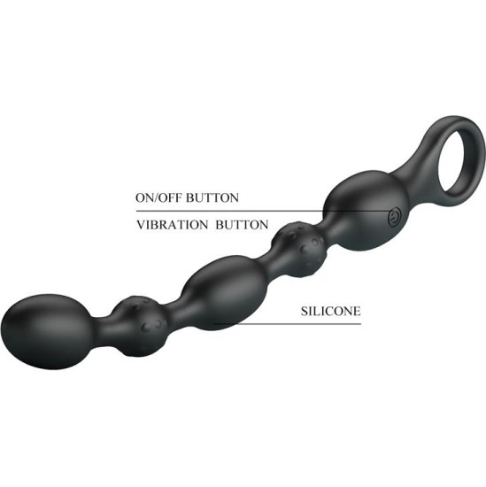 Prettylove Anal Beads with Vibration