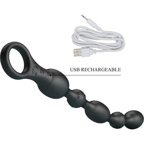 Prettylove Anal Beads with Vibration