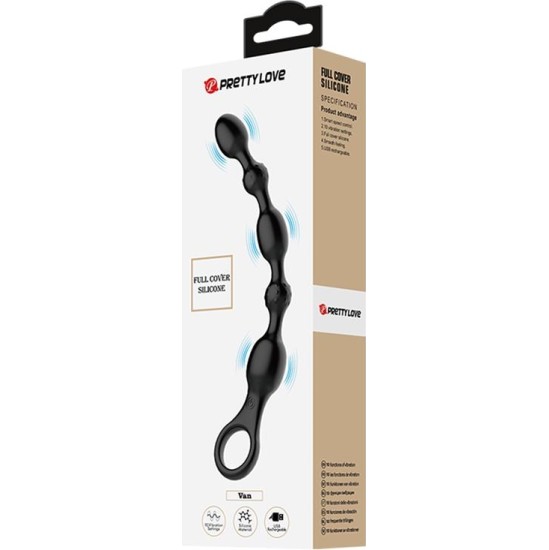 Prettylove Anal Beads with Vibration