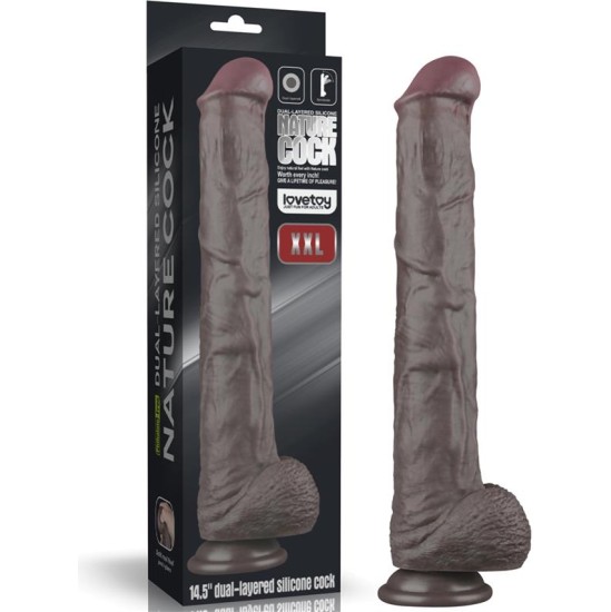 Lovetoy Dual Layered Bendable Dildo XXL 14,5