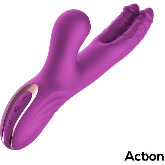Action Nico Vibe with Clit Hitting Ball and Alternating Dildos