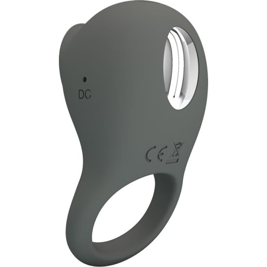 Prettylove Nimbus Vibrating Cock Ring with Licking Tongue