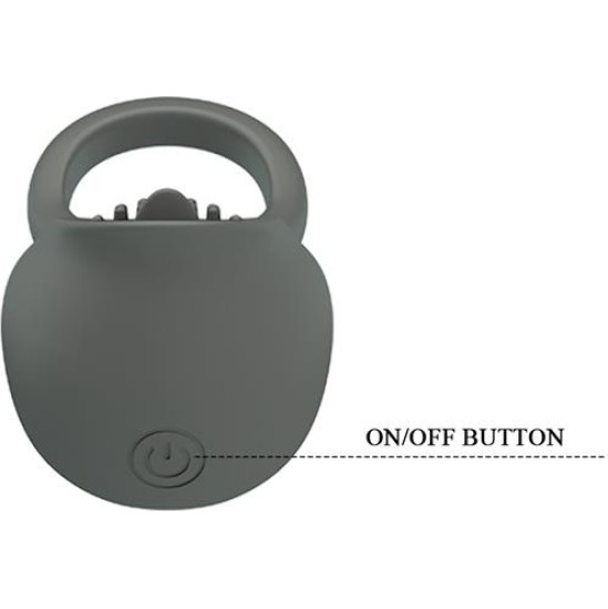 Prettylove Nimbus Vibrating Cock Ring with Licking Tongue