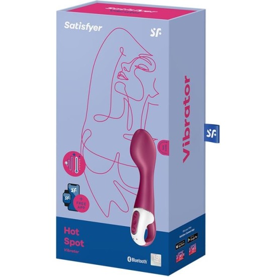 Satisfyer Hot Spot Vibe with Heat Function G-Spot USB Silicone