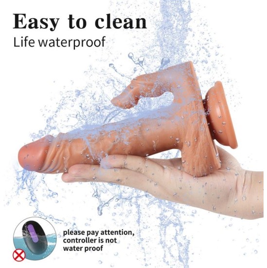 Shequ Julian Dildo with 20 Modes of Vibration and Clitoris Stimulator