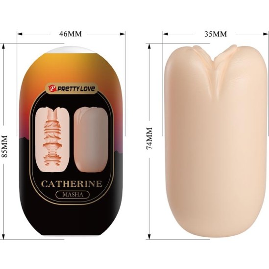 Prettylove Masha Masturbator Egg Double Texture