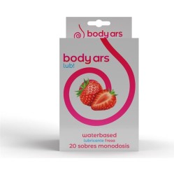 Body Ars Single-dose Water-Based Lubricant Gel Acid Strawberry 20 x 4 ml