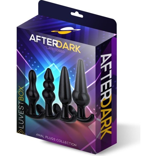 Afterdark Luvest Box 4 Set of 4 Butt Plugs Anchor Base